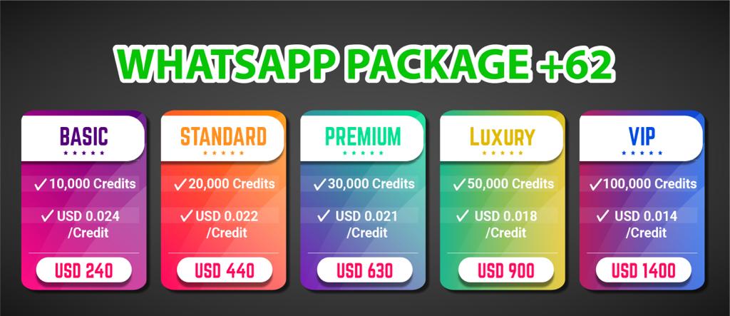 Whatsapp Premium Plan +62